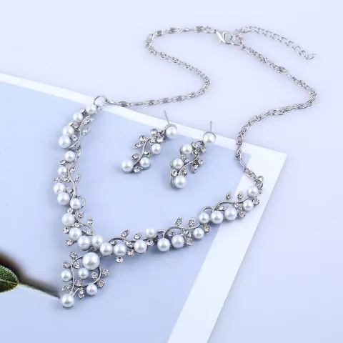 Explosion of Fashion Chain Set Sweet Temperament All-match Pearl