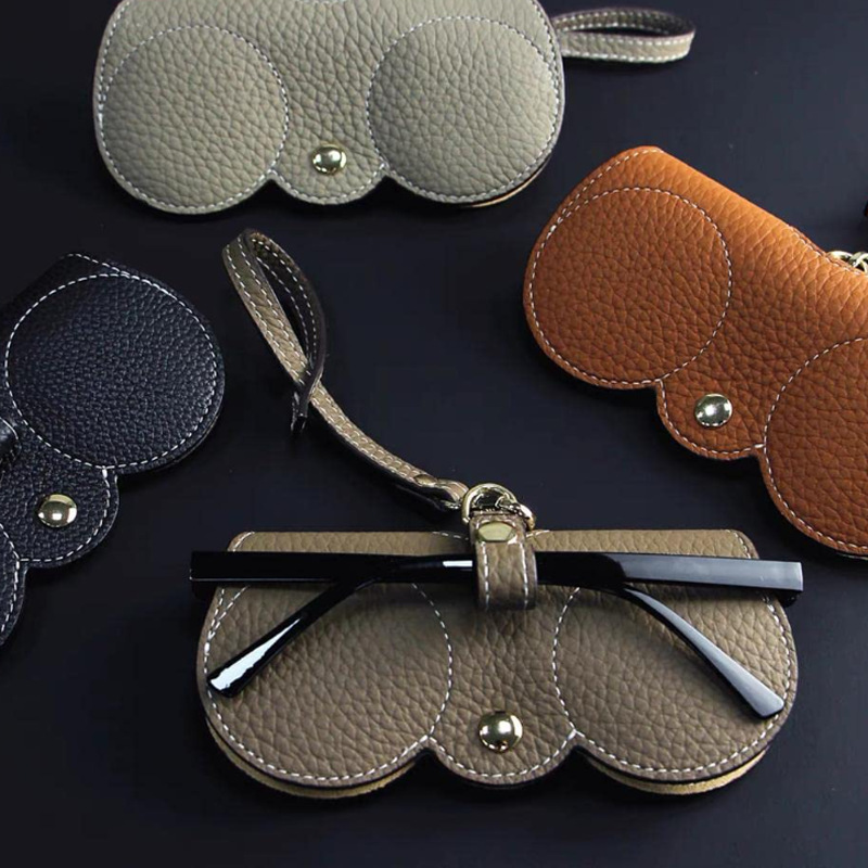 New PU Portable Simple Glasses Bag - Image 2