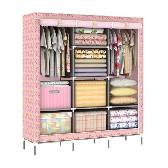 Super large simple wardrobe / dustproof wardrobe / super hang clothes, wardrobe / new outlets direct sales - Shop at LoveMi