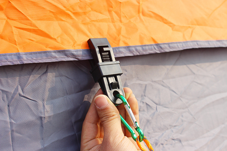 Tent tent, wind rope fixing clip, outdoor camping plastic clip sunshade shed... 4