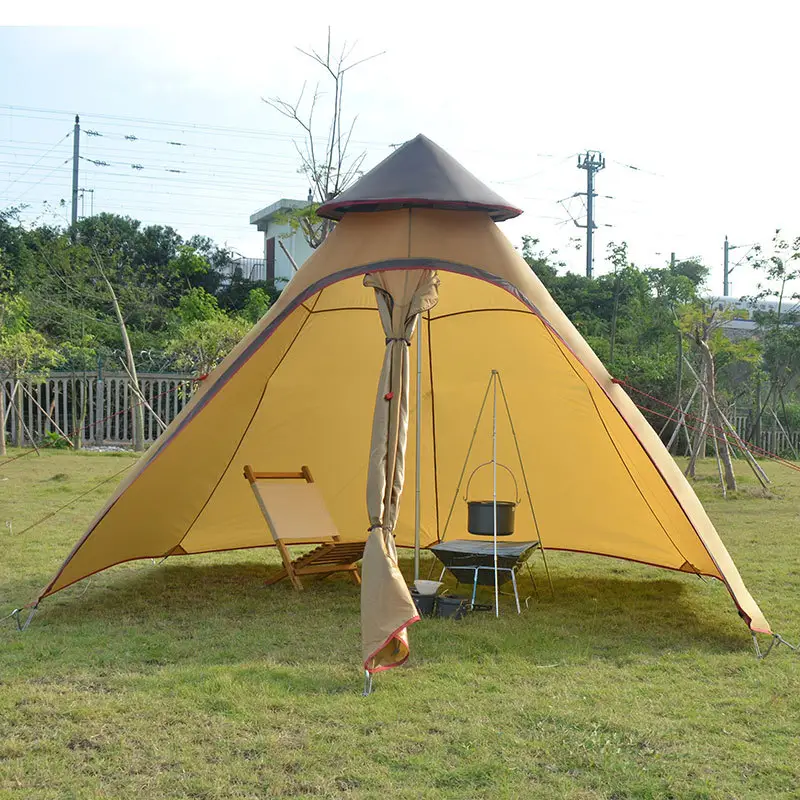 Indian Tent Outdoor Wind Type Camping Awning Tower New