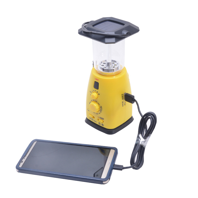 Solar Hand-cranked Multifunctional Emergency Light - Image 4