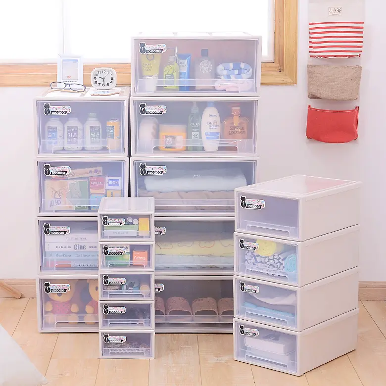 Stackable storage cabinet, baby clothes, sundries box