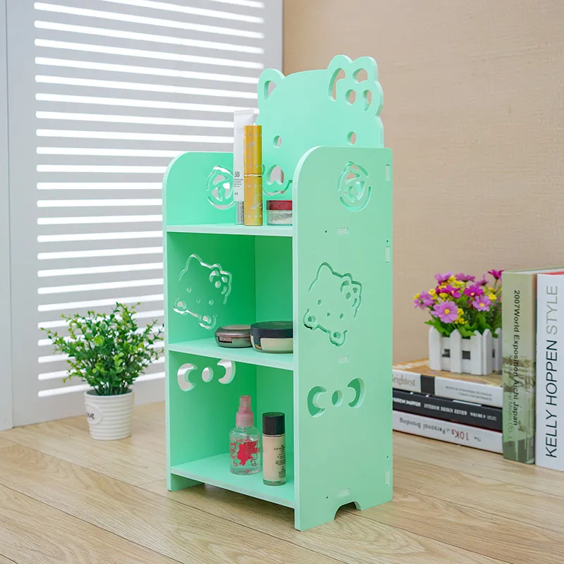 Carved bedside table - Green