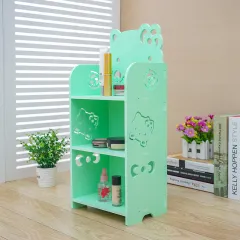 Carved bedside table - Green - View 1