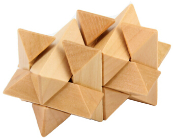 Wood Intelligence Interlocked Toy