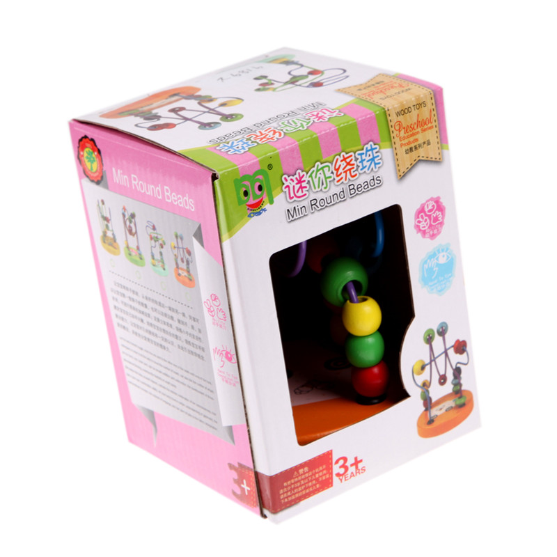 Wooden Early Education Round Bead Toy Brick