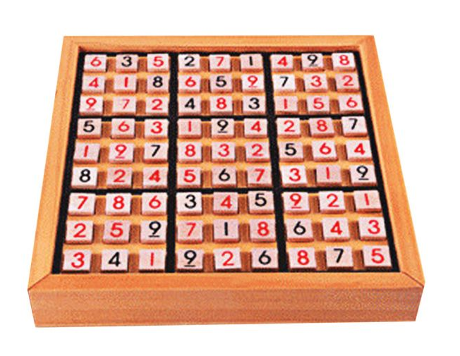 40 questions nine squares Sudoku game