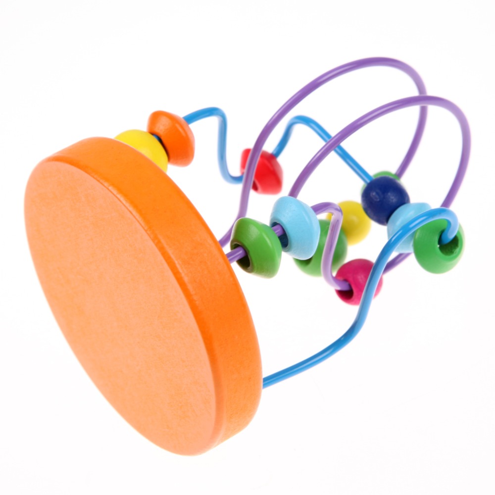 Wooden Early Education Round Bead Toy Brick