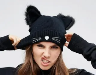 Cat Ears Woolen Winter Caps