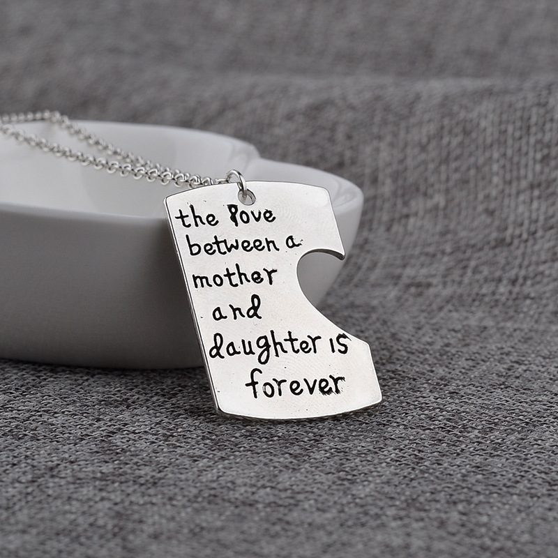 Family Mother Daddy and Daughter Necklace Jewelry