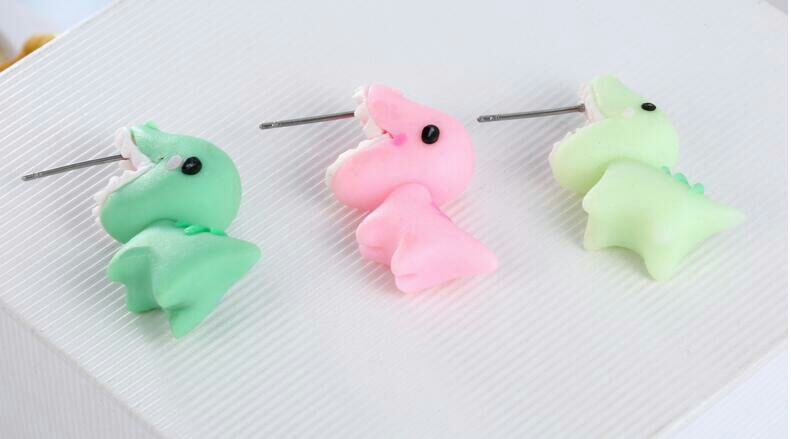 DY Soft Ceramic Three-dimensional Cartoon Earrings Women