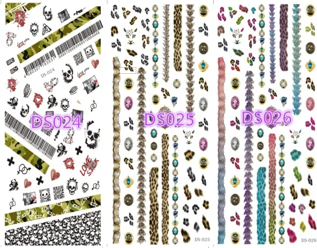 Watermark Sticker Decal Nail Sticker Ds25 - Shop at LoveMi