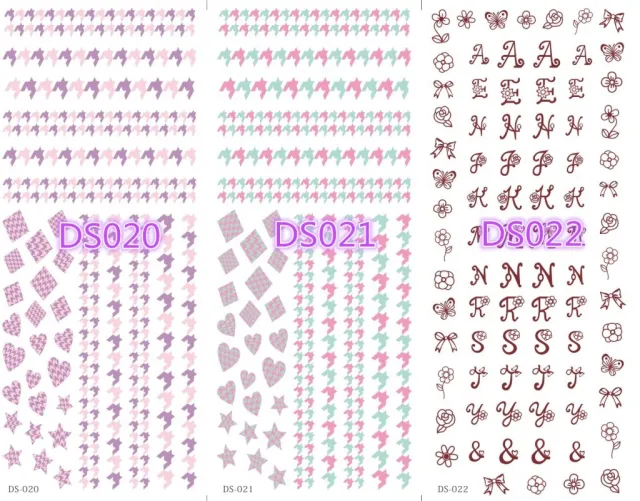 Watermark Sticker Decal Nail Sticker Ds22 - Shop at LoveMi