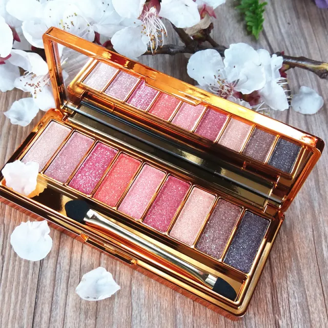 Cosmetics Korea Bear Winnie 9 Color Eye Shadow Diamond Bright Colorful Nine Color Eye Shadow Super In The End - Shop at LoveMi