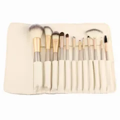 Spot Detonating 121824, White Make-up, White Make-up Brush, 24 Make-up And Brush Suits For Portable Beauty And Makeup Tools - View 1