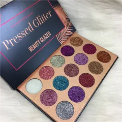 Beauty glazed 15 colour sequins eye shadow - View 1