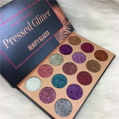 Beauty glazed 15 color sequins eye shadow - Shop at LoveMi