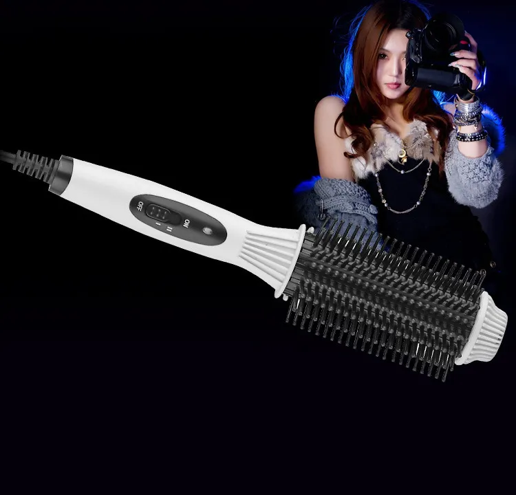 Double purpose comb Curly hair straight - White