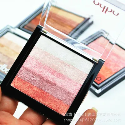 Thailand odbozisa five color gradient palette bronzing not dizzydo peach Eyeshadow makeup female nude make up makeup - Shop at LoveMi