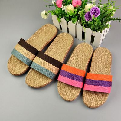 Home linen slippers couple sandals