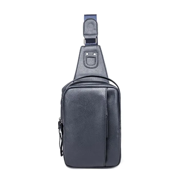 Sales Of New Men's Chest Package Korean Casual Lounge Single Shoulder Male Bag Slant Bag Tide Money Blue - Shop at LoveMi
