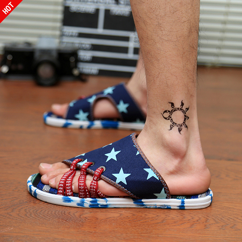 Individuality ethnic wind slippers