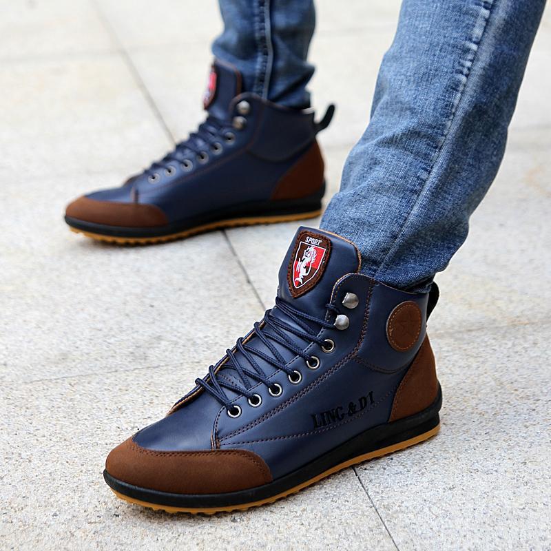 Men's Casual Lace Up Combat Shoes