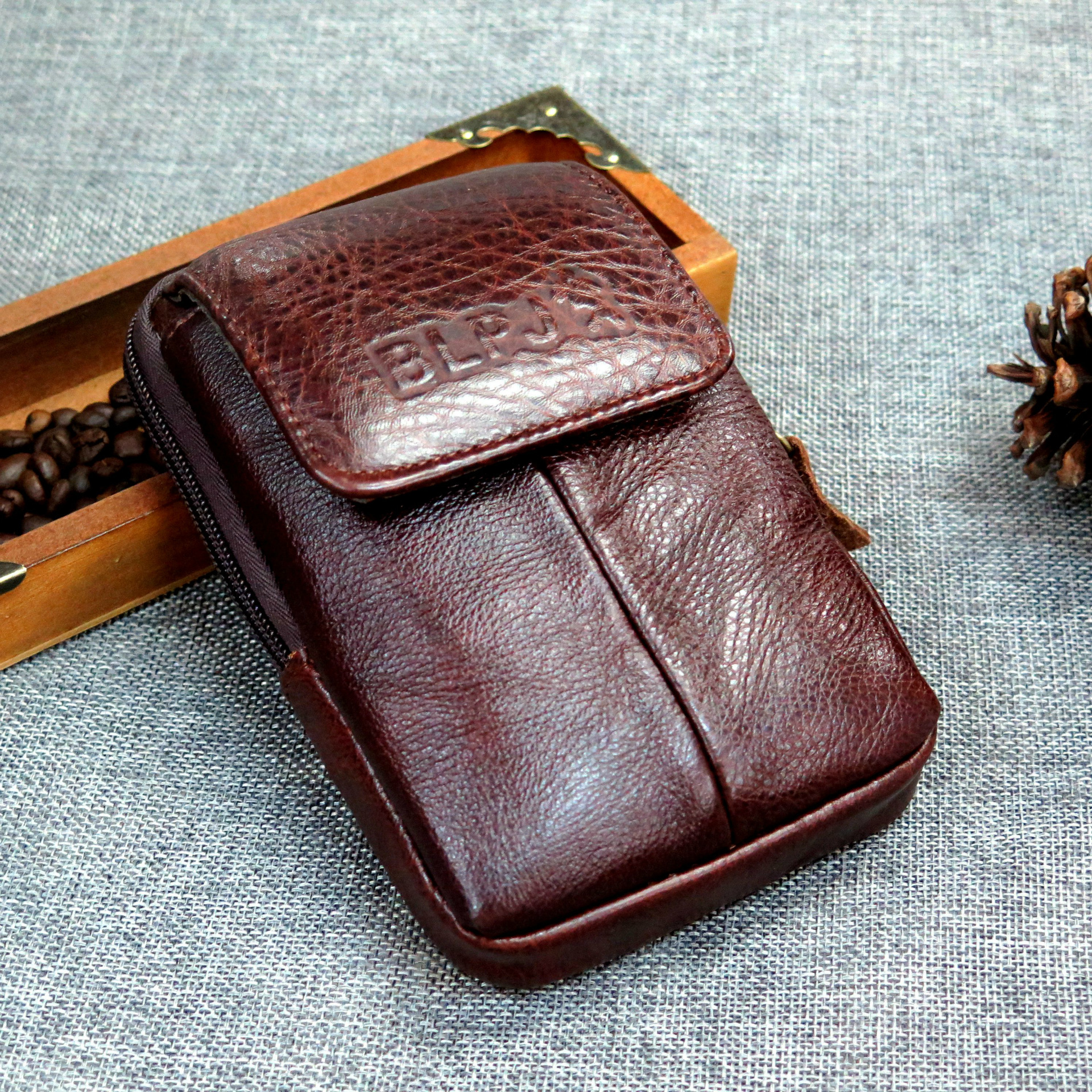 New type of hot selling men's 6 size belt and leather belt multifunction leather handbag handbag