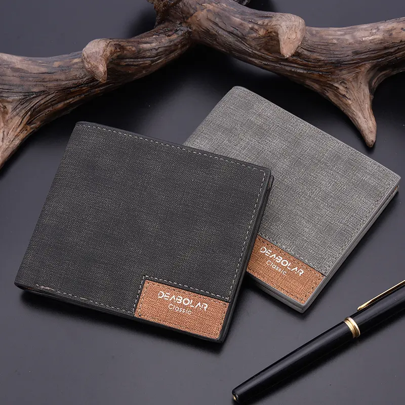 New Men's Short Wallet Day Korean Version of