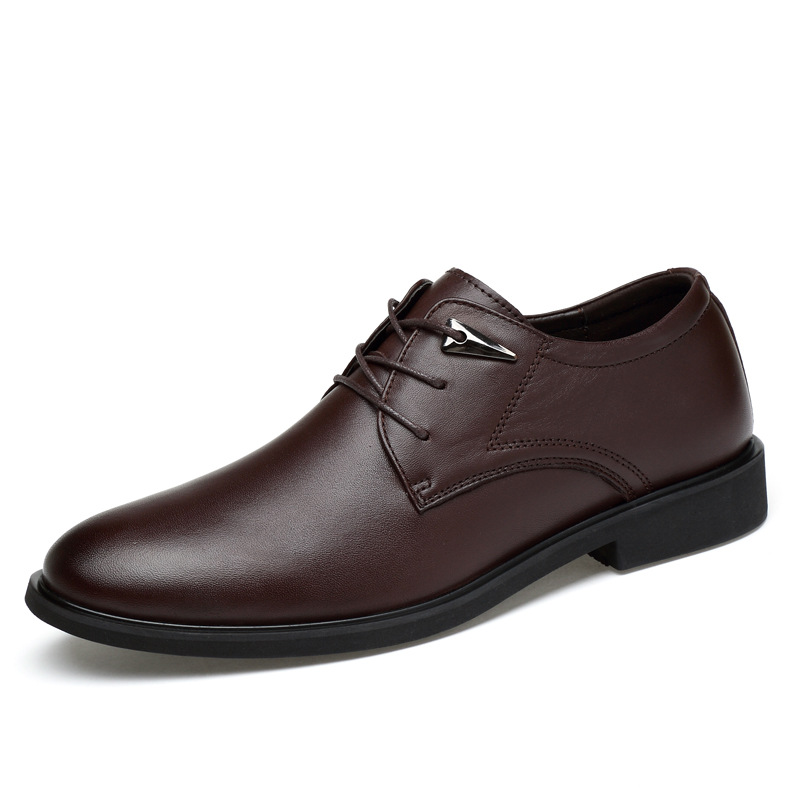Summer high-end men's leather shoes leather
