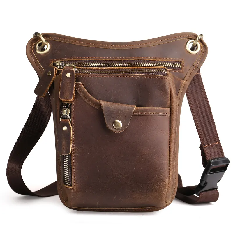The New Crazy Horse Leather Satchel BAG BAG Retro