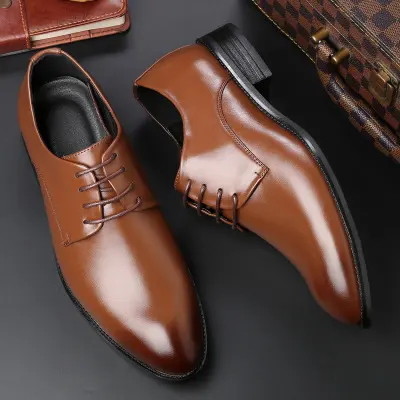 Four New Shoes Men's Dress Black Tie Business Men