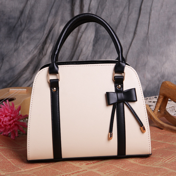 ETUDE handbags shark summer Korean version of the new bow lady handbag shoulder bag cross Bei Bai - Shop at LoveMi