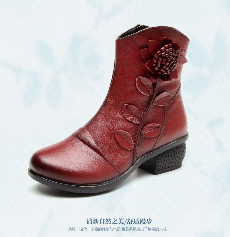 The New Style Of Autumn Winter In The New Style, The Handmade Folk Wind And The Female Shoes Of The Women's Shoes