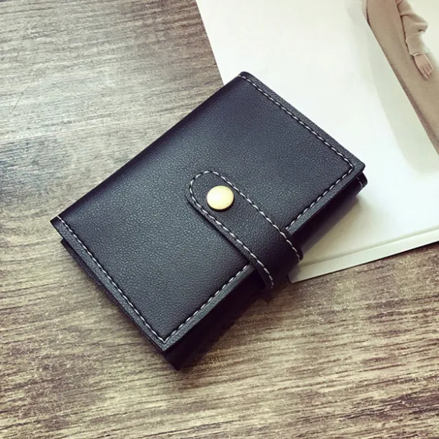 Vintage snap two fold card package Black - Shop at LoveMi