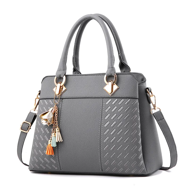 Lady bags Korean version of the new spring and summer fashion bags handbag shoulder bag on behalf of a killer - Grey