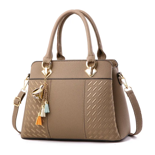 Lady bags Korean version of the new spring and summer fashion bags handbag shoulder bag on behalf of a killer Khaki - Shop at LoveMi