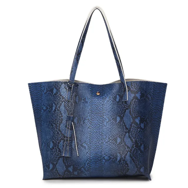A new handbag bag women on behalf of European and American fashion snake ladies handbags shoulder Laptop Tote Bag - Shop at LoveMi