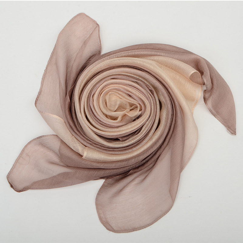 Silk scarf lady silk beach towel silk scarf sunscreen air conditioner shawl