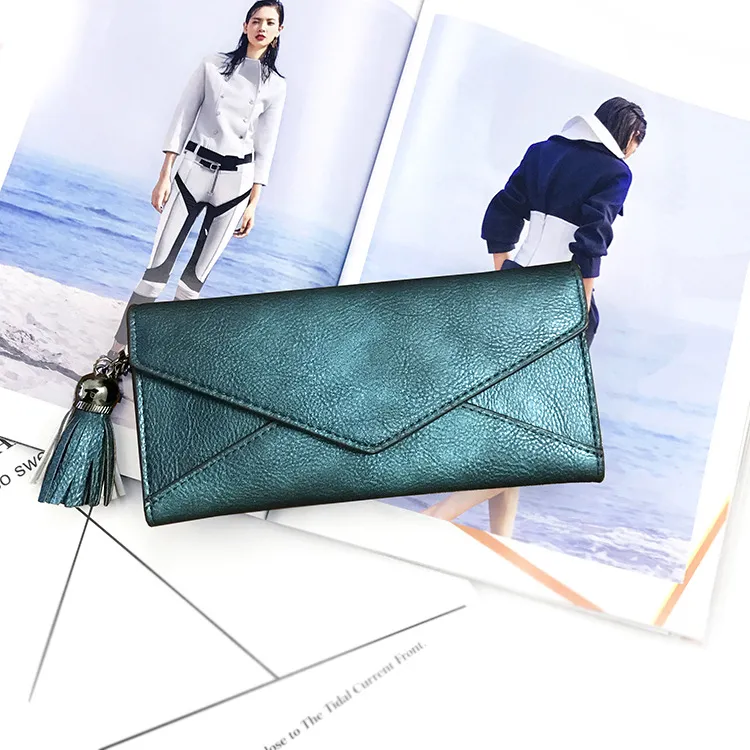 A new lady's wallet with seventy percent off ladies' Wallet - Blue