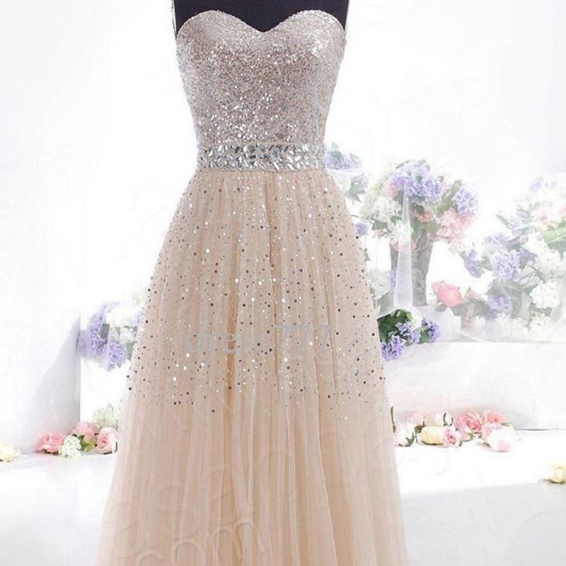 European and American sexy evening dress Apricot Beige - Shop at LoveMi
