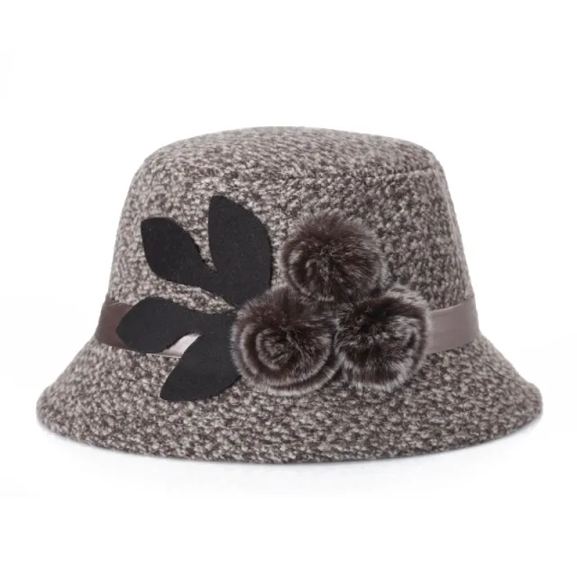 Hat new woolen hat women hat basin hat Khaki - Shop at LoveMi