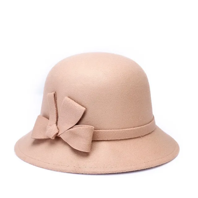 New fashion Korean sunscreen sun shading hat in autumn and winter imitation wool hat leisure outdoor hair basin cap Camel - Shop at LoveMi