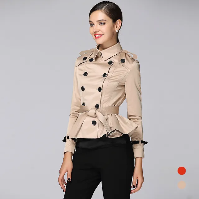 blouse short women coat Khaki - Shop at LoveMi