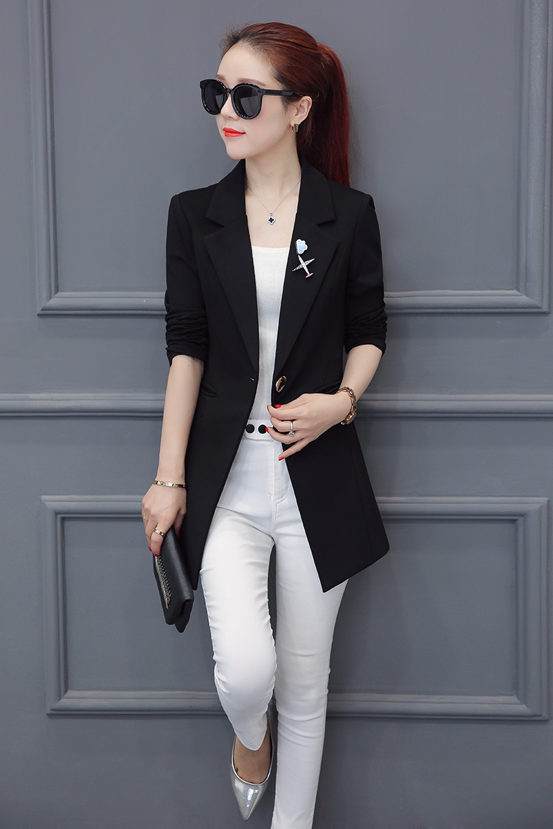Slim women's suit jacket Black - Shop at LoveMi