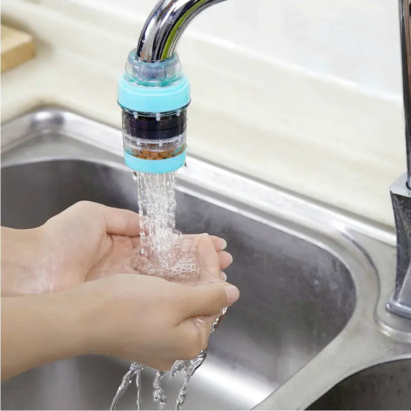 Wheat Rice Stone Magnetized Kitchen Tap Water Filter Bathroom