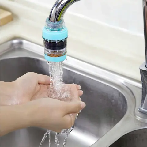 Wheat Rice Stone Magnetized Kitchen Tap Water Filter Bathroom