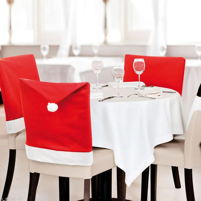 High quality Christmas Chairs Set Christmas goods table decorated Christmas hat in large quantities – image 3
