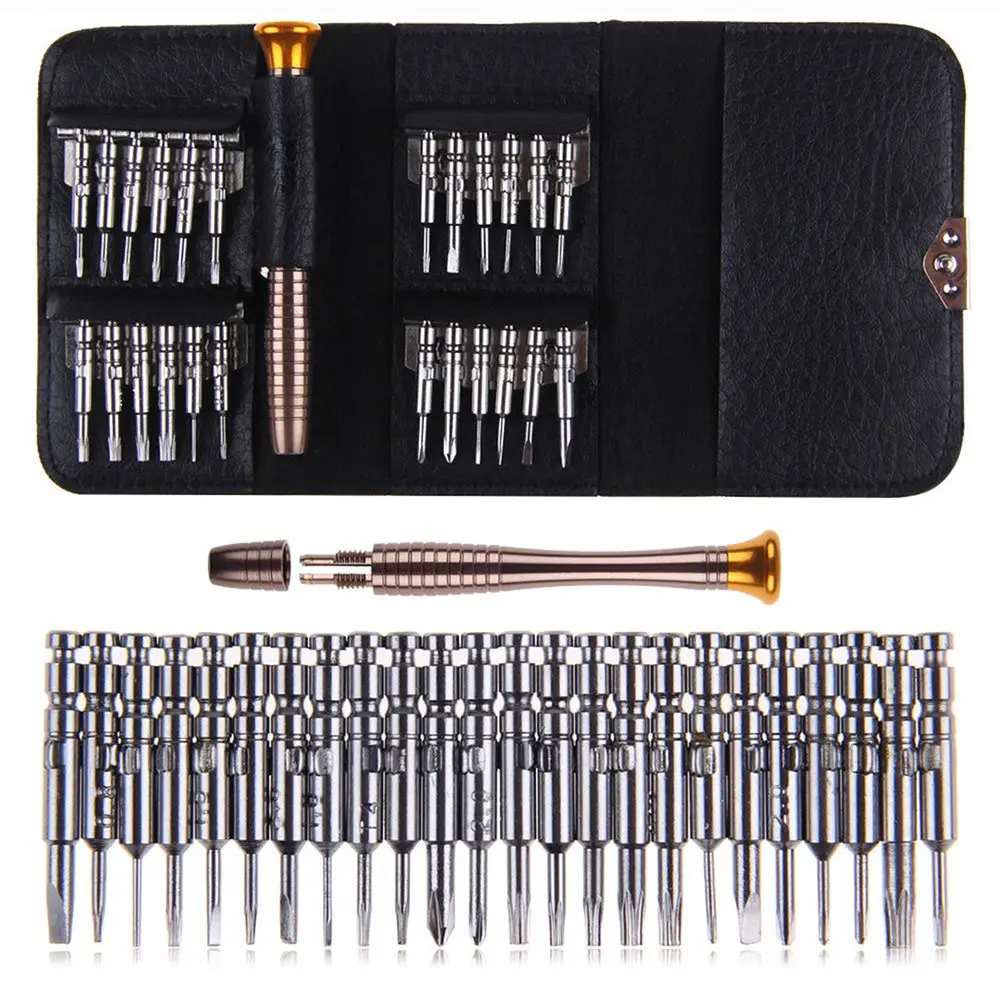 25 multifunctional leather 1 screwdriver setmobile phone